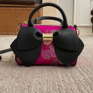 Pink/multi Betsy Johnson purse
